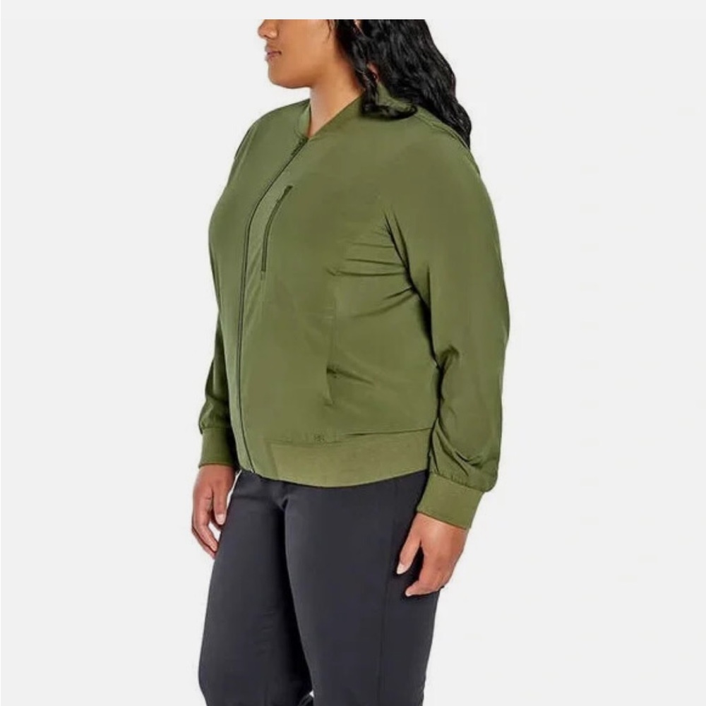 Banana Republic Dark Green Bomber Jacket - Picture 3 of 5